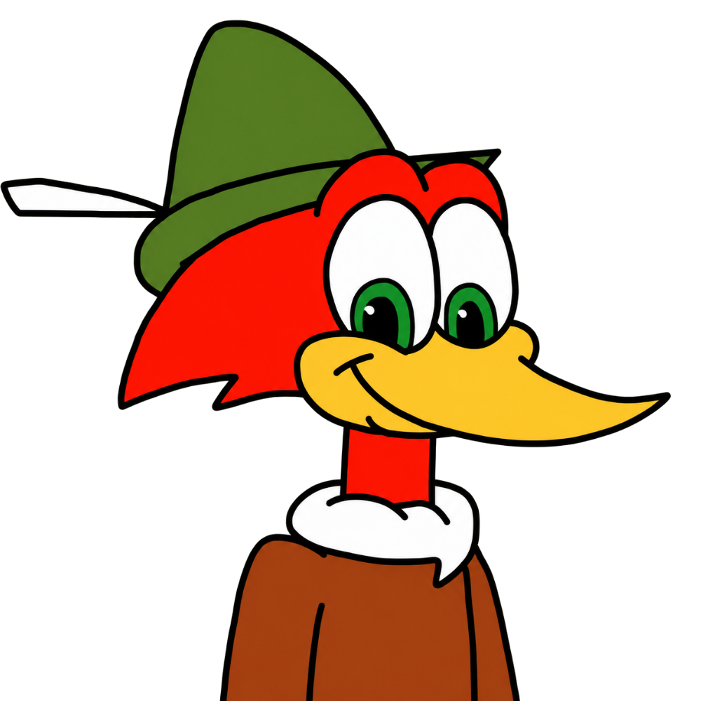Woody smiling